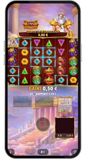 Activation des rouleaux et multiplicateurs dans Gates of Olympus Super Scatter